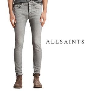 All Saints Gray Skinny Jeans for Men
